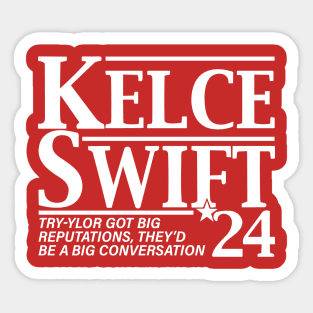 Funny Kelce Swift 2024 Sticker